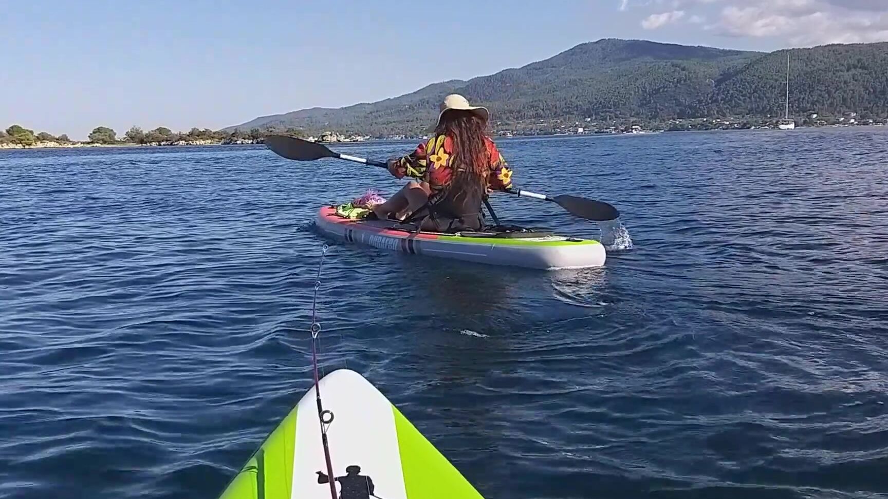 dream4angel butt plug flashing on sup board Pornhub