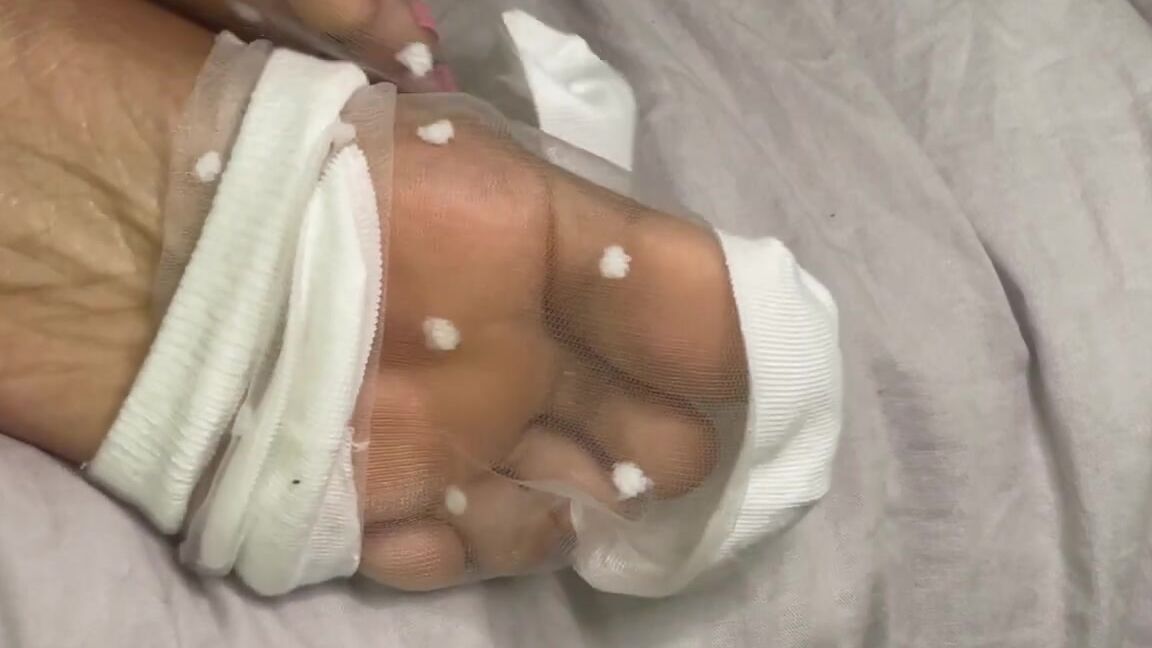 Nylon Worship, Feet, Foot Fetish, Ebony Foot Fetish, Close-Ups ebony removes white sheer nylons ManyVids