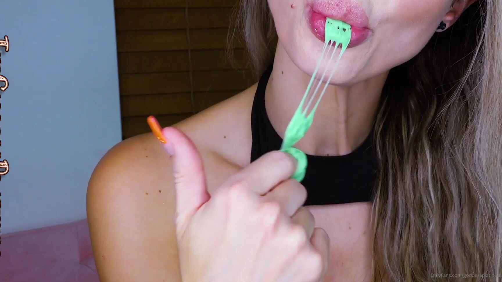 Goddessplatinum Up Close And Personal With My Mouth Pov