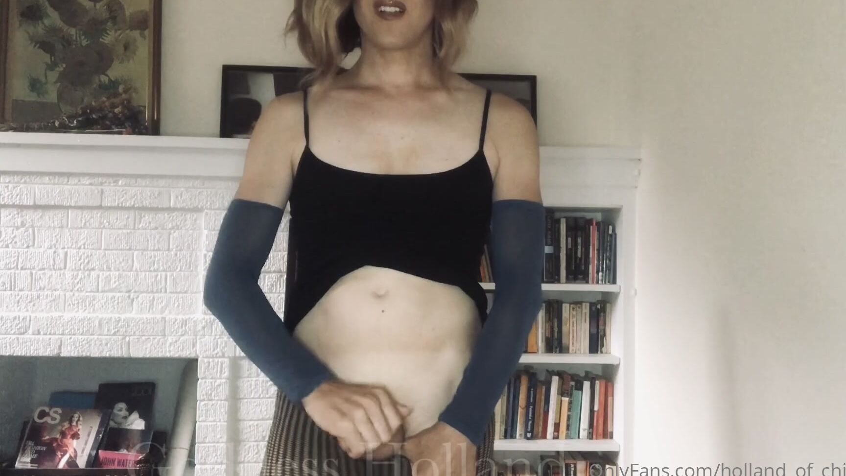 Holland Of Chicago Cum Soaked Hosiery Explosion My Nearly Minute Taunt Stroke And Orgasm Video I