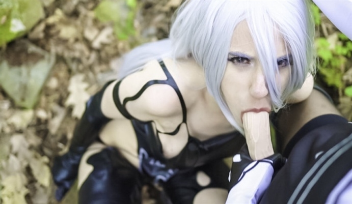 Strapon, Cosplay, Toys Lana Rain - A2 vs 2B NieR Automata SiteRip