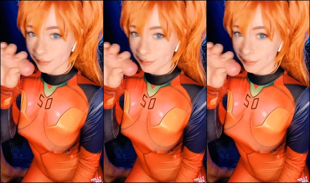 MollyRedWolf 070 - Selfie Asuka Shinji Cums In Her Mouth ManyVids