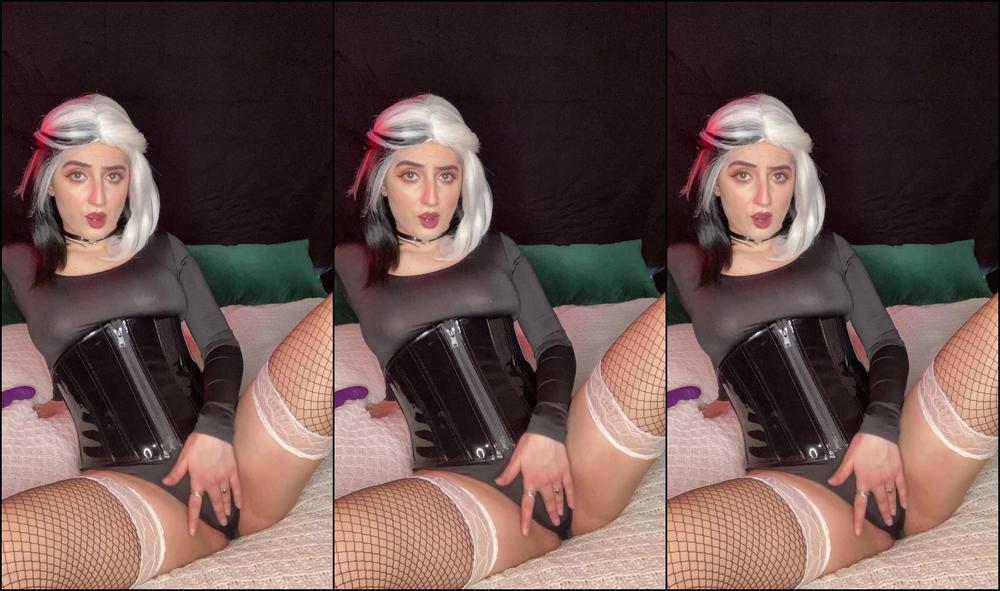 Cum Countdown, GFE, Goth, JOI curvy goth girlfriend joi countdown ManyVids