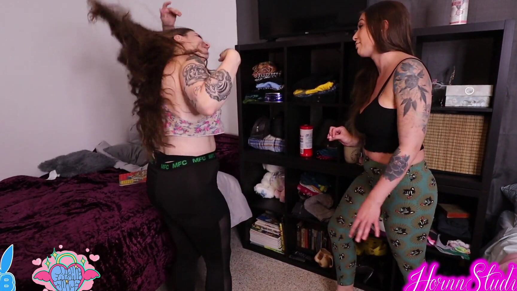 Freshie Juice Bratty Sister Wedgie And Pansting Fight