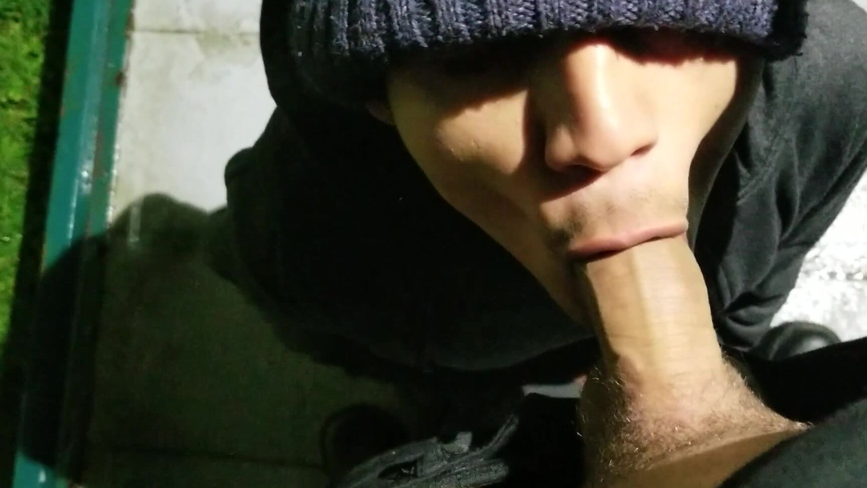 Interracial, Outdoor Public Blowjobs, Public Blowjob, Ball Sucking, Deepthroat sky burrito uncut tgirl gets deepthroated in public ManyVids