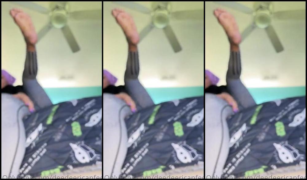 Deedeericanfeet Onlyfans Gm As Dear Mmmmmlov This Giantess Footstomp From My Bed With Pro Lights