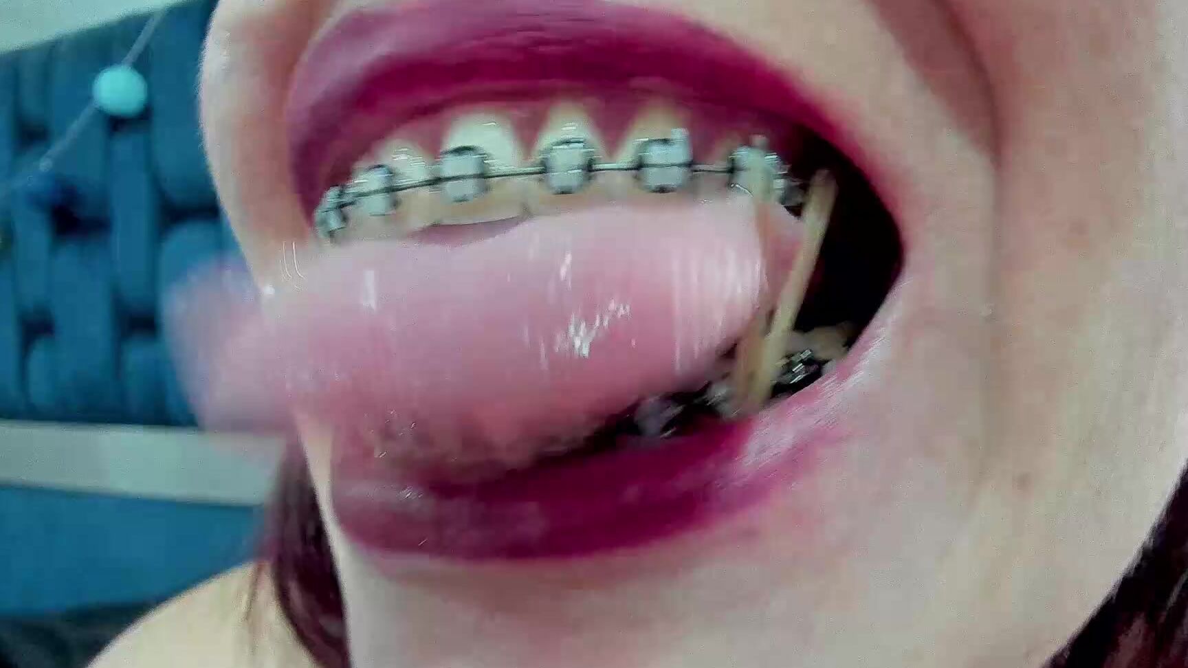 "Coconutsex" gags, mouthfetish, sloppy, spitfetish, tonguefetish Spit Goddess The Divine Worshipper of Spit manyvids