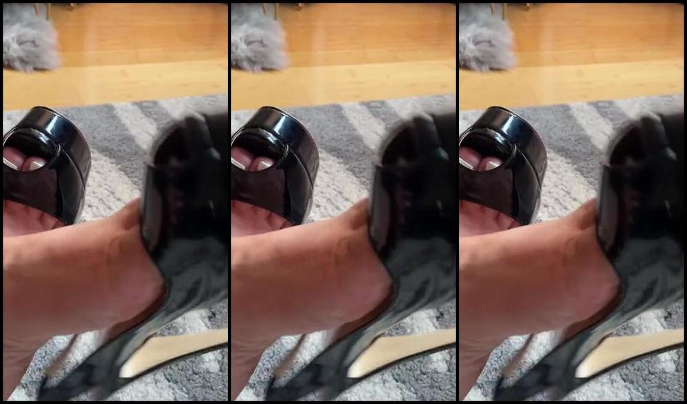 Aminamarie Onlyfans I Love These Probably The Only Heel I Like That Covers My Toes Lol 9