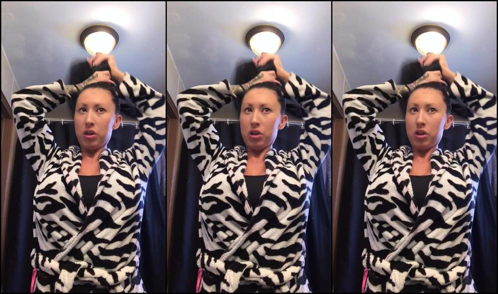 Lilylanexxx Topless Make Up Application