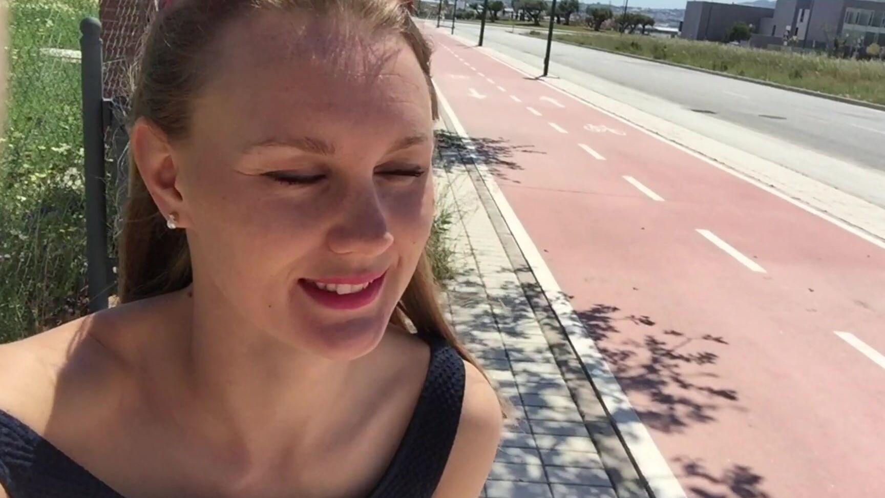 Embarrassed Naked Female, Public Flashing, Public Nudity, Public Outdoor, Exhibitionism iviroses caught naked cumming in the sidewalk ManyVids