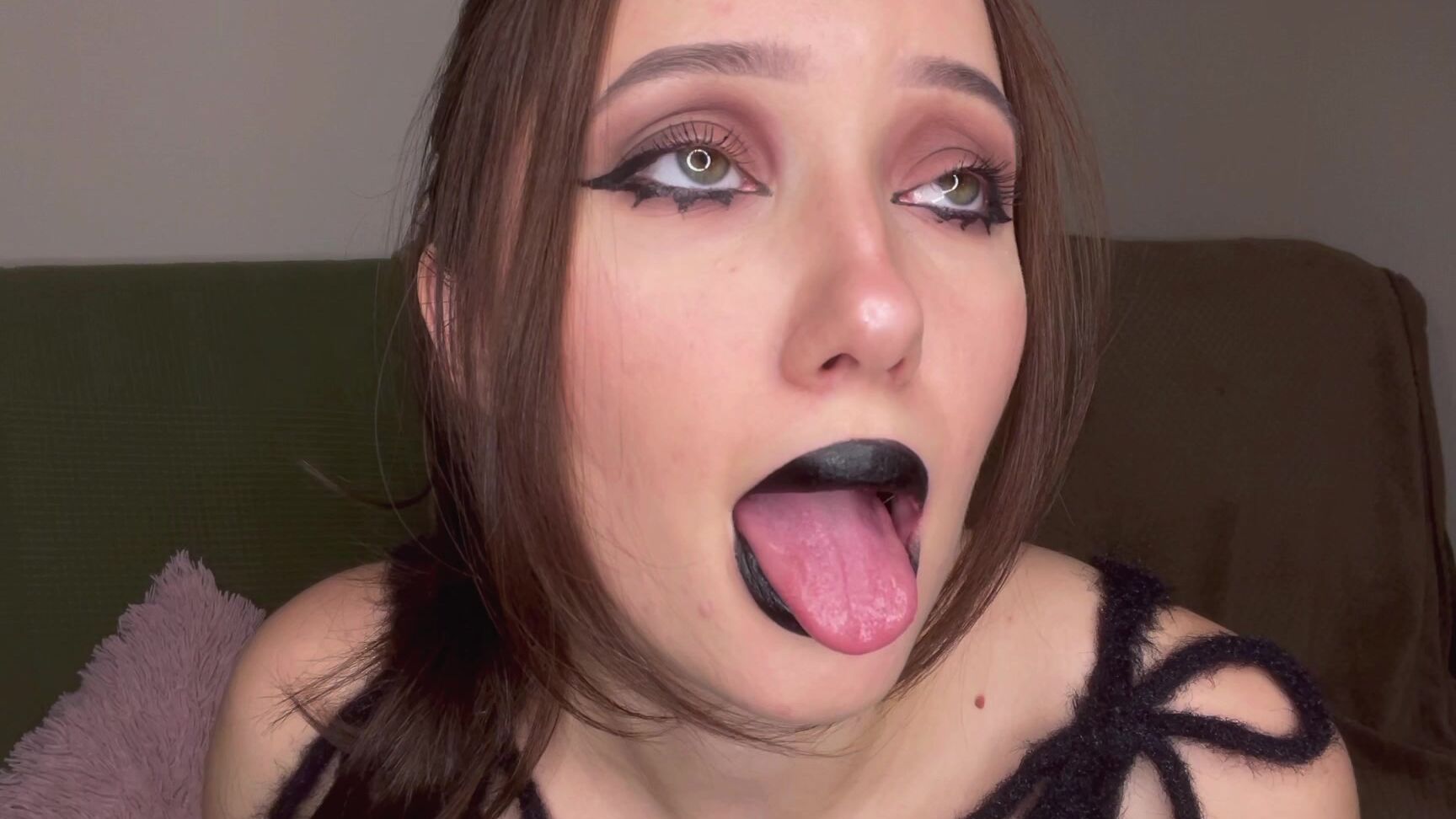 "Babyheavanian" ahegao, eyecrossing, facefetish, facials, sfw, tonguefetish Ahegao Halloween edition manyvids