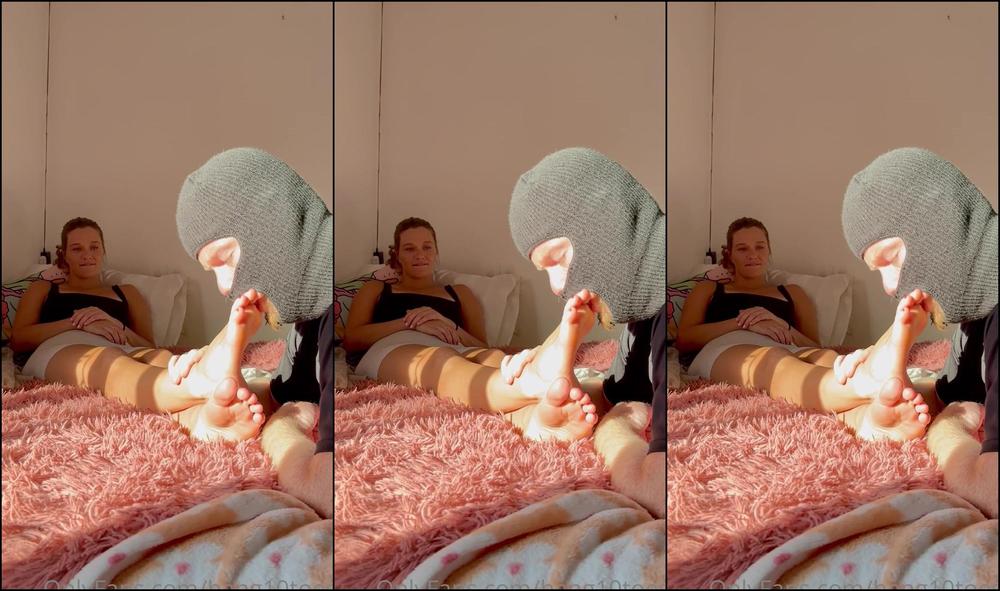 Hang Toess Watch Him Take Off My Socks And Worship My