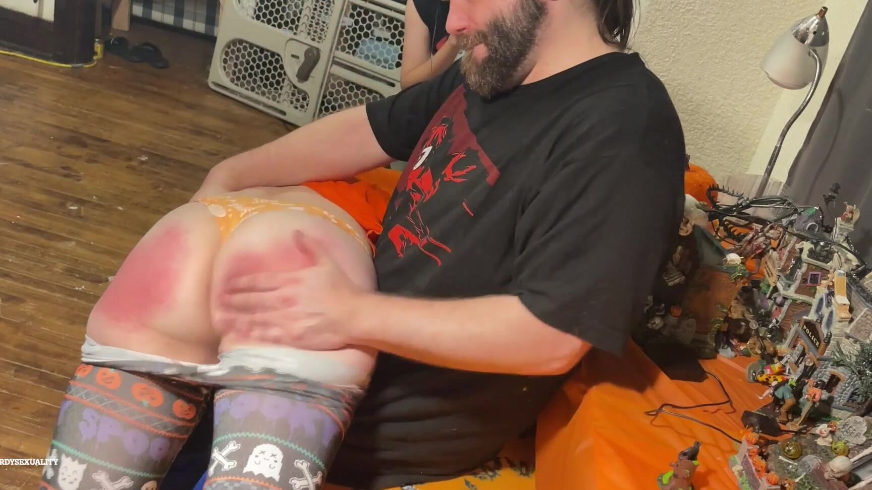 "Rardysexuality" domestic discipline, halloween, leggings, otk spanking, spanking m/f Testing My Older Man 2 manyvids