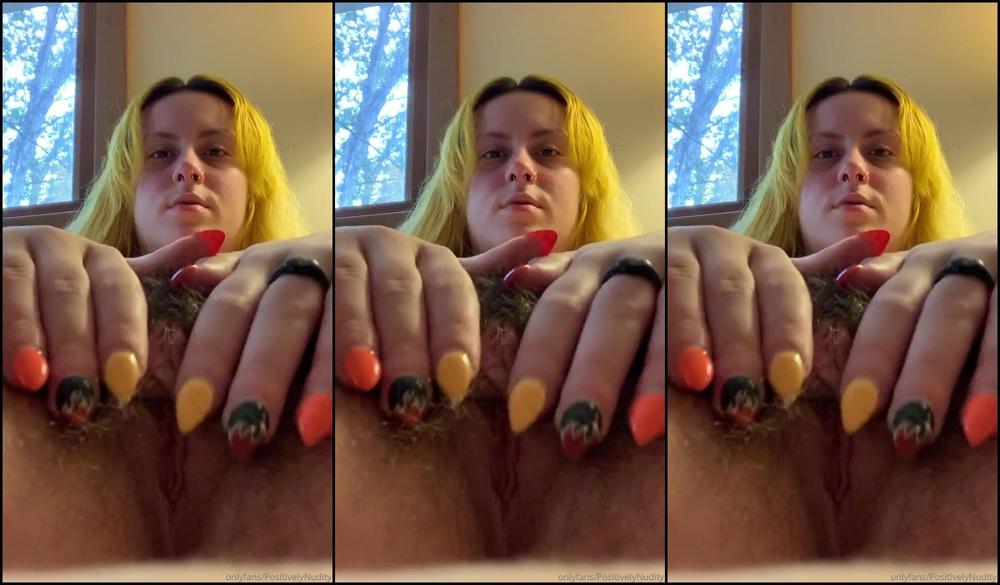 Positivelynudity I Love Playing With My Pussy For You Teasing You Showing Off My Huge Tits And Cute Butt