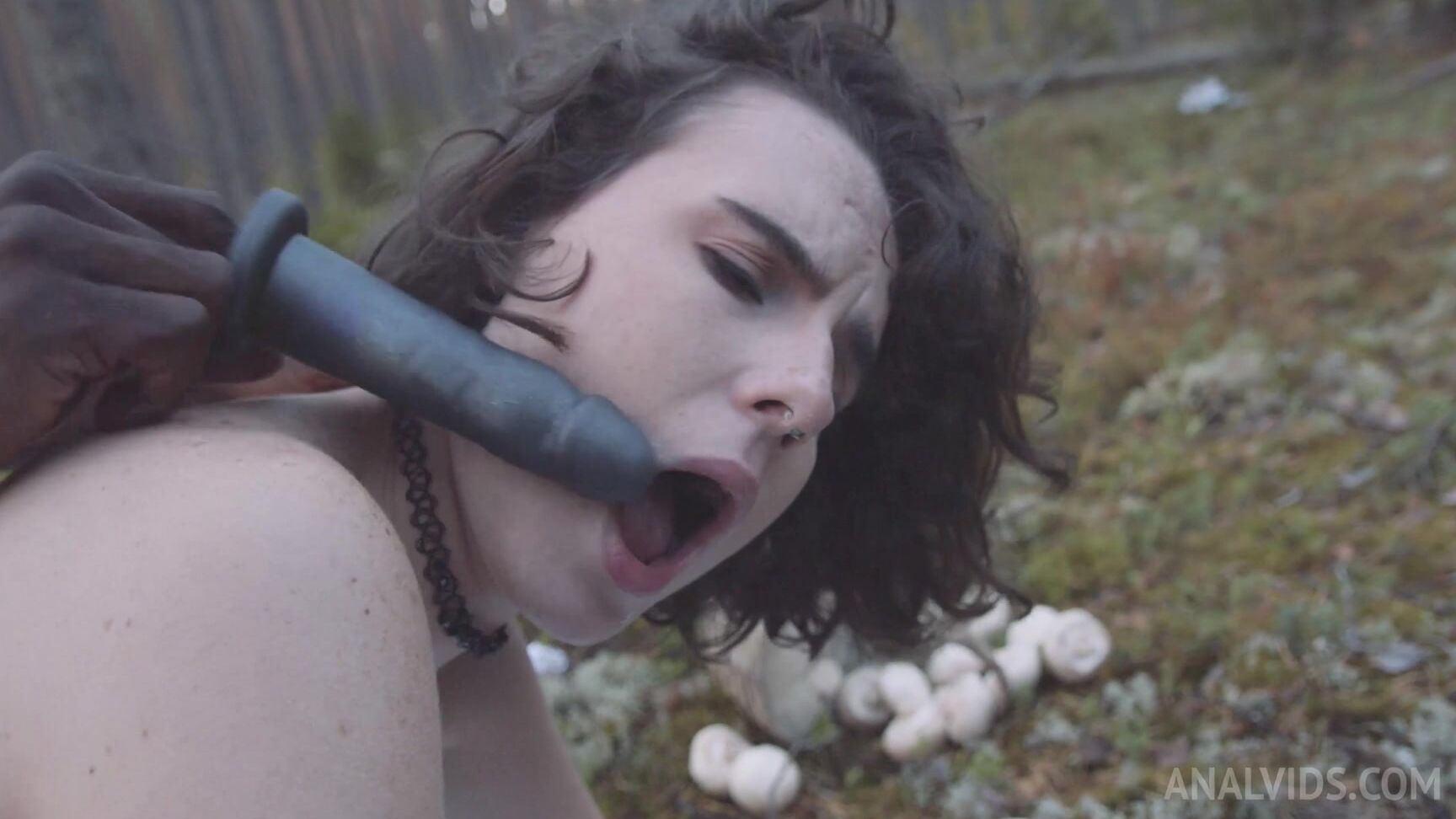 "Darcy Dark" deep throat, anal, ass to mouth, interracial, facial cumshot, Russian, BBC Darcy Dark - Darcy Dark in search of mushrooms in the forest got her first anal BBC FLX010 SiteRip