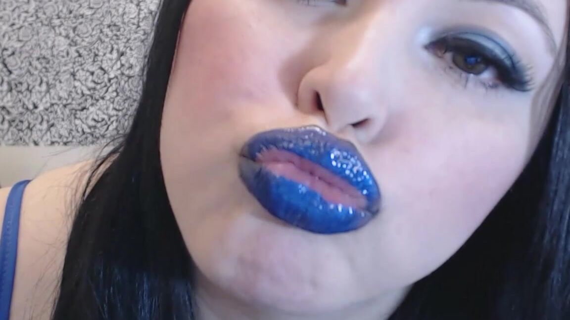 Princessdi Blue Lipstick Kisses