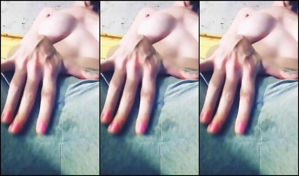 Grey Yoga Pants Touching myself while Daddy's not Home, I get Caught 1 of 2_BlaiseFox PornHub