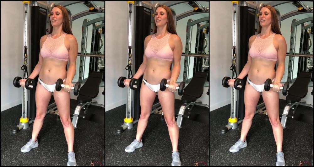 "Femdom Puppy Play" cuckolding, femdom pov, sfw, sph, strong women, sweat fetish riot brings her lazy little cuck to the gym Manyvids