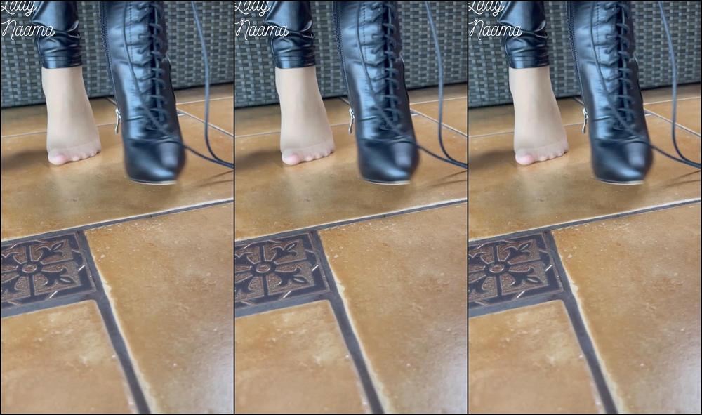 Ladynaama Aesthetic Asmr Video About Leather Boots I M Putting On