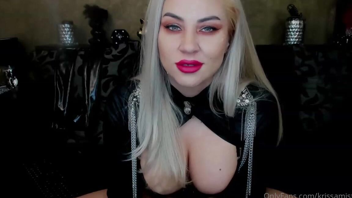 Goddess Samariel Nicknamed Krissamistress Onlyfans Video Lick The Spit Of My Cock