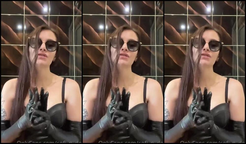 Goddess Sofi Femdom Onlyfans For My Personal Slave He Belongs To My Gloves And Me