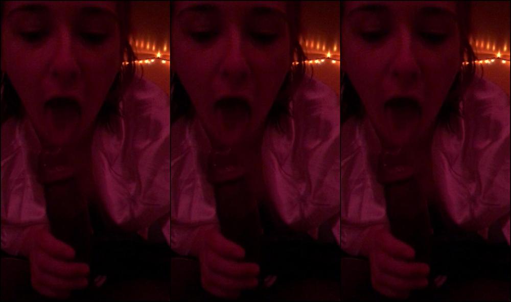 BBC, Blowjob, Deepthroat, Home Video, Interracial kam kundalini giving head in dorm room pov ManyVids