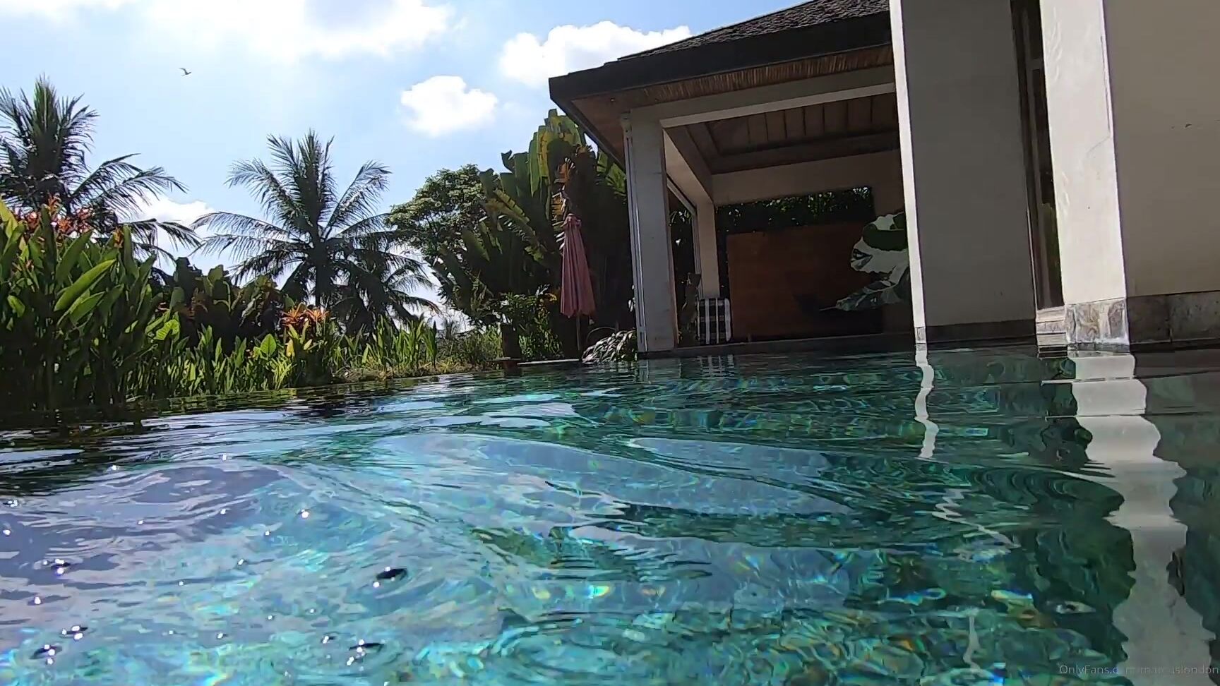 Marcuslondon Swimming In My Pool In Bali