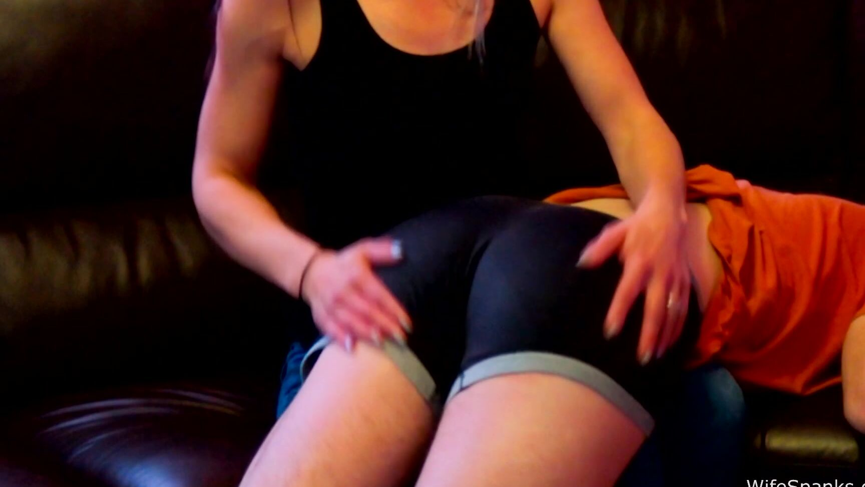 husbandspanked on the couch Clips4Sale