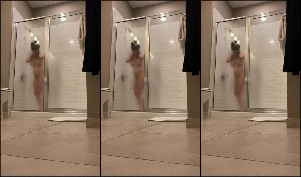 Heidi Lee Bocanegra Shower Out Of Town Couldn T Post On Patreon Due To The Shaving So Real A
