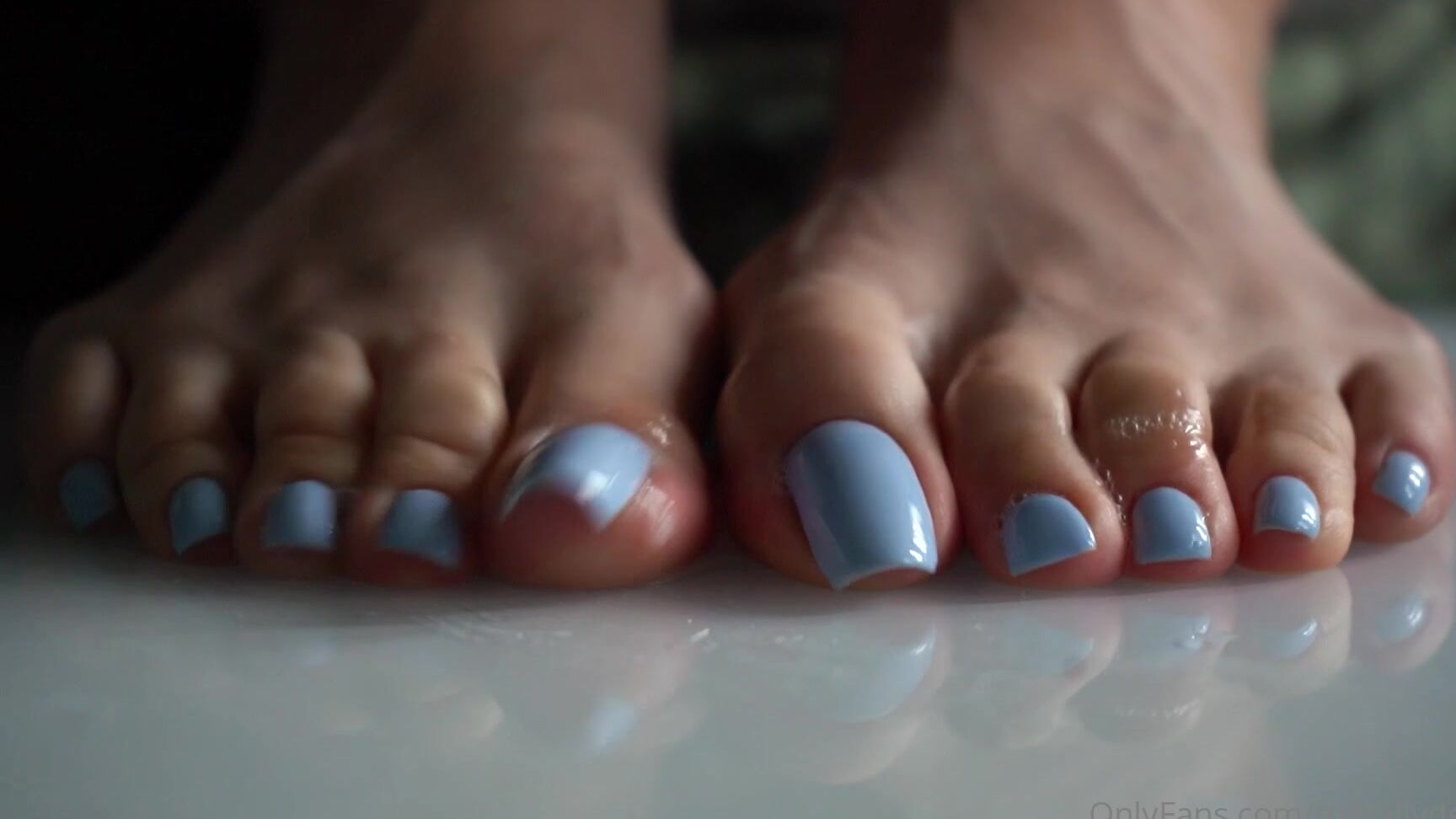 Toetallydevine Blue Pedicure Spit Play