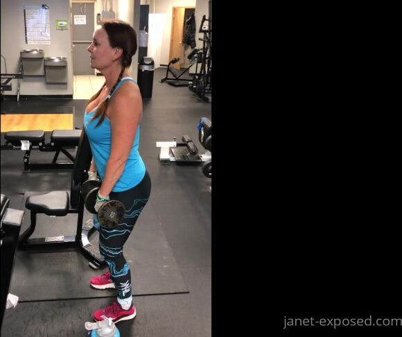 Janetmasonxxx Shoulders Biceps Triceps Cardio Day In The Gym Hubby And I Had Another Brutal Min