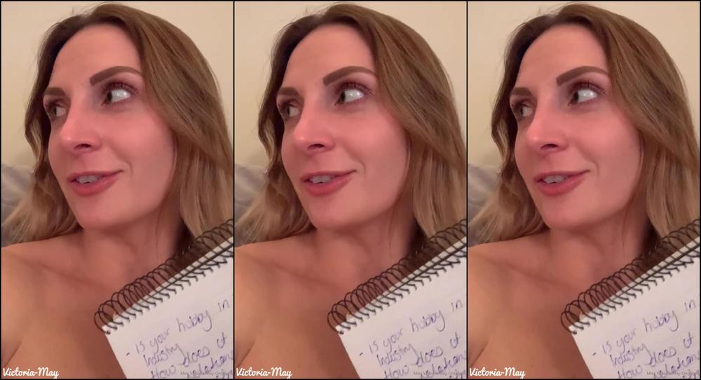 Victoria May Q A Part The Naughty Answers