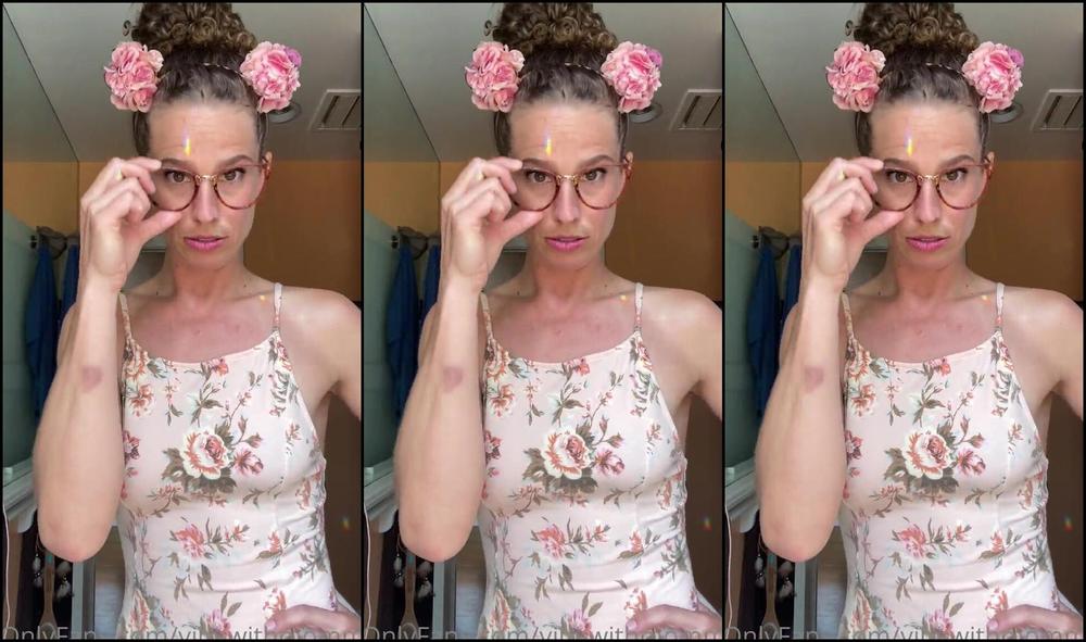 solo, mature, glasses, joi, milf, small tits, mom roleplay VibeWithMommy - Super JOI For Sweety Boy SiteRip