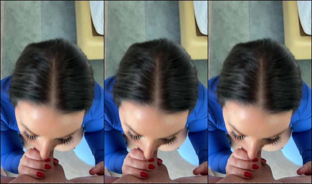 Angela White Pre Workout Blowjob