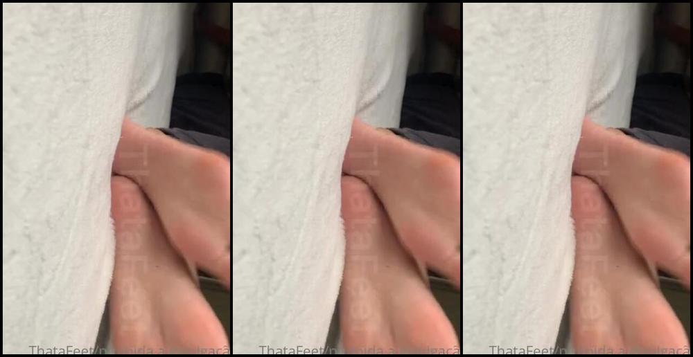 Thatafeet Nicknamed Thatafeet Foot Fetish 11 12 2021 Onlyfans Video Recem Tirados Da Sapatilha