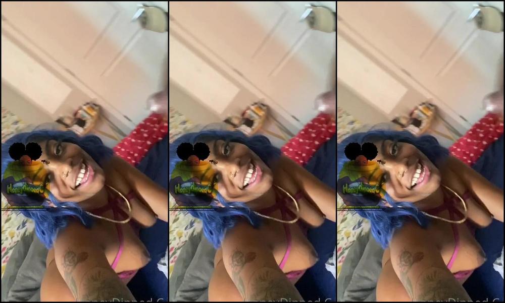 Honeydippedc Blue Hair Purple Lingerie You Cumming Hard Over