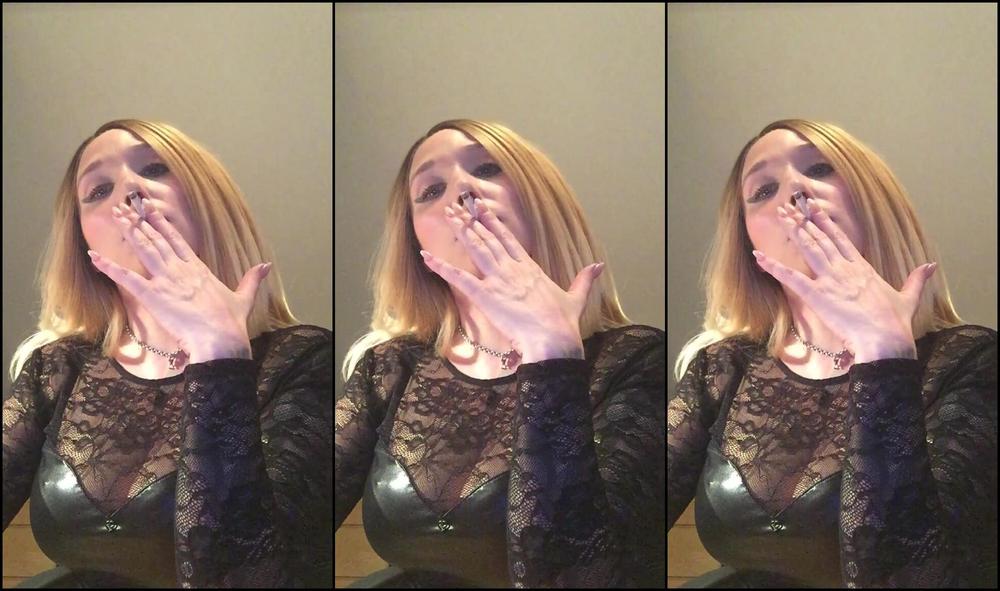 Miss Ruby Marks Smoking Fetish Open Wide And Be My Filthy Little Ashtray