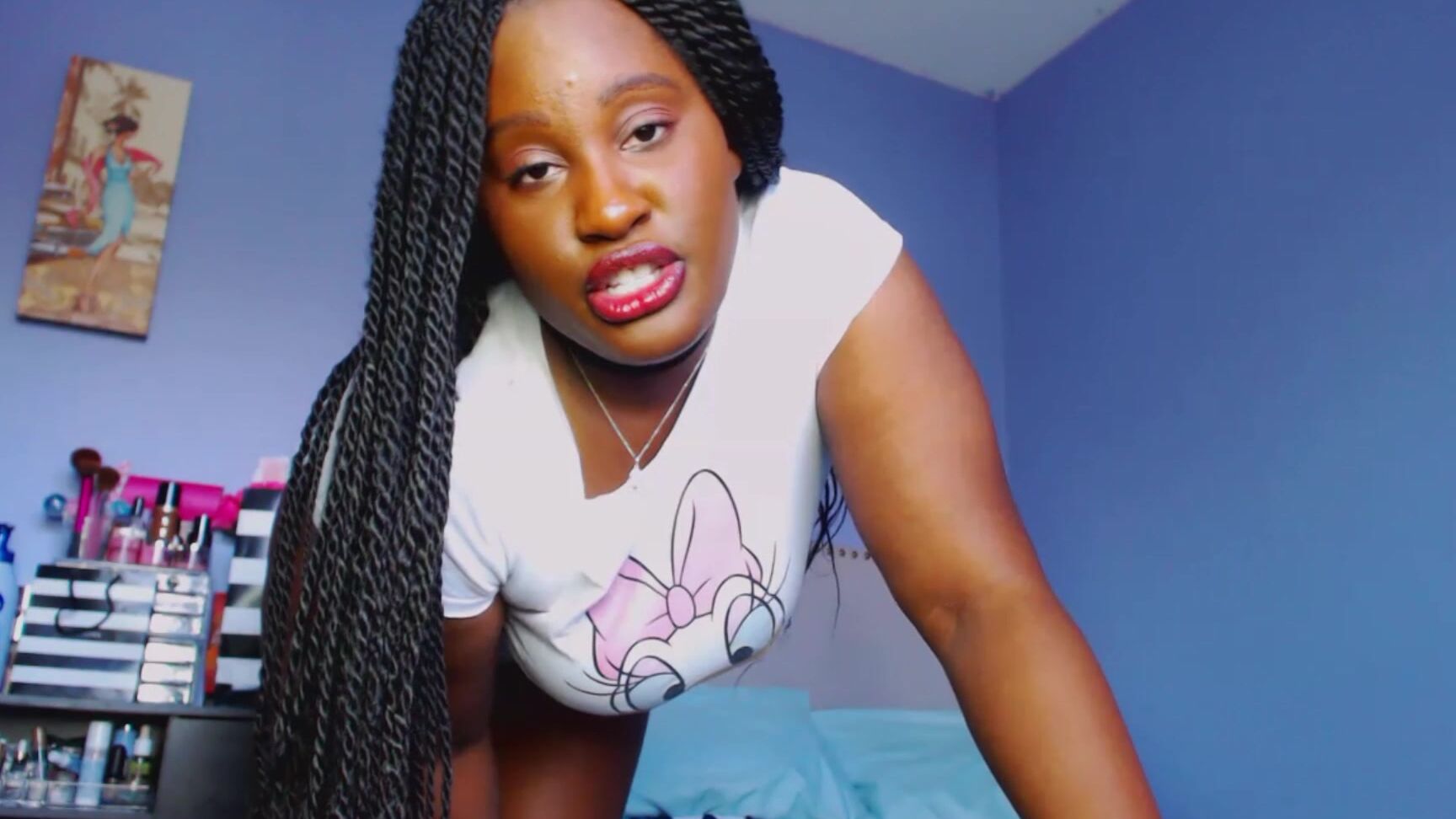 "UnfriendlyBlckHottie" brat girls, ebony female domination, jerk off instruction, laughing, masturbation humiliation Cartoon Porn Jerking loser manyvids