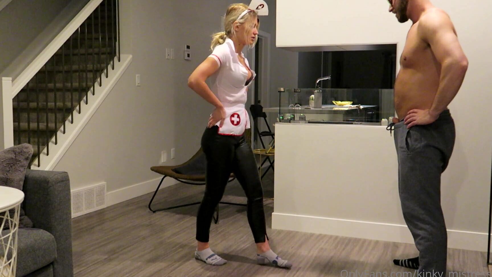 Kinky Mistress Nurse Ball Busting