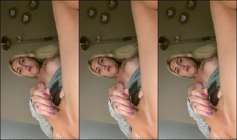 Bellamontiell After Long Day Out I Came Home To Play With My Huge Clit Daddy