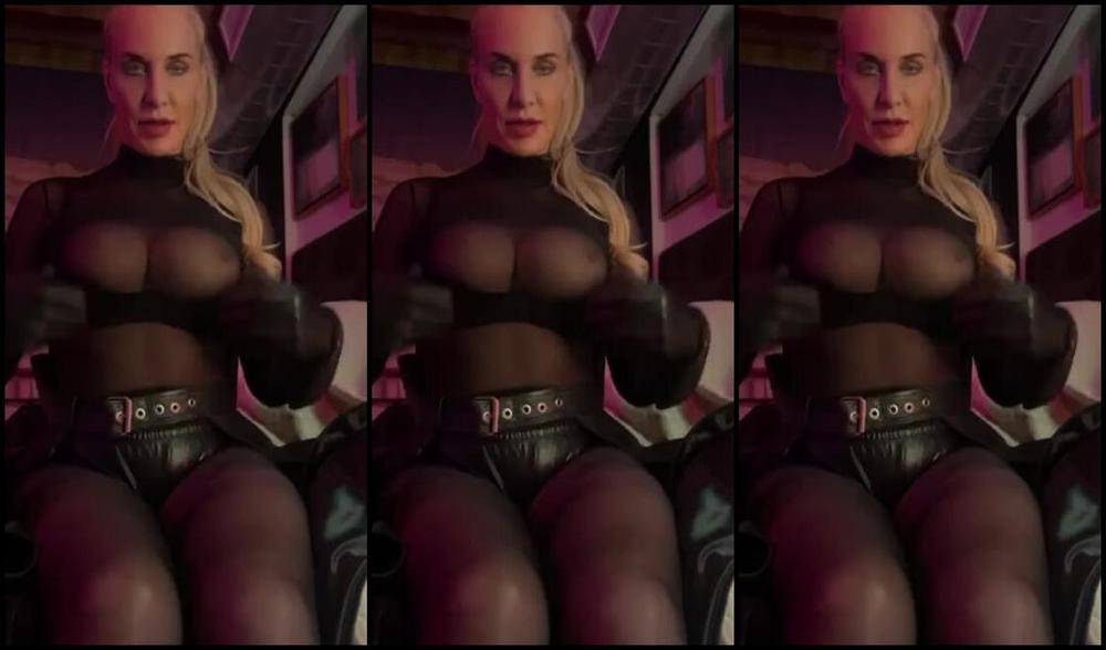 Goddesssevera Onlyfans Quick Outfit Change To A See Through Top And Stockings This Goes Out To Someone Special You Know 1