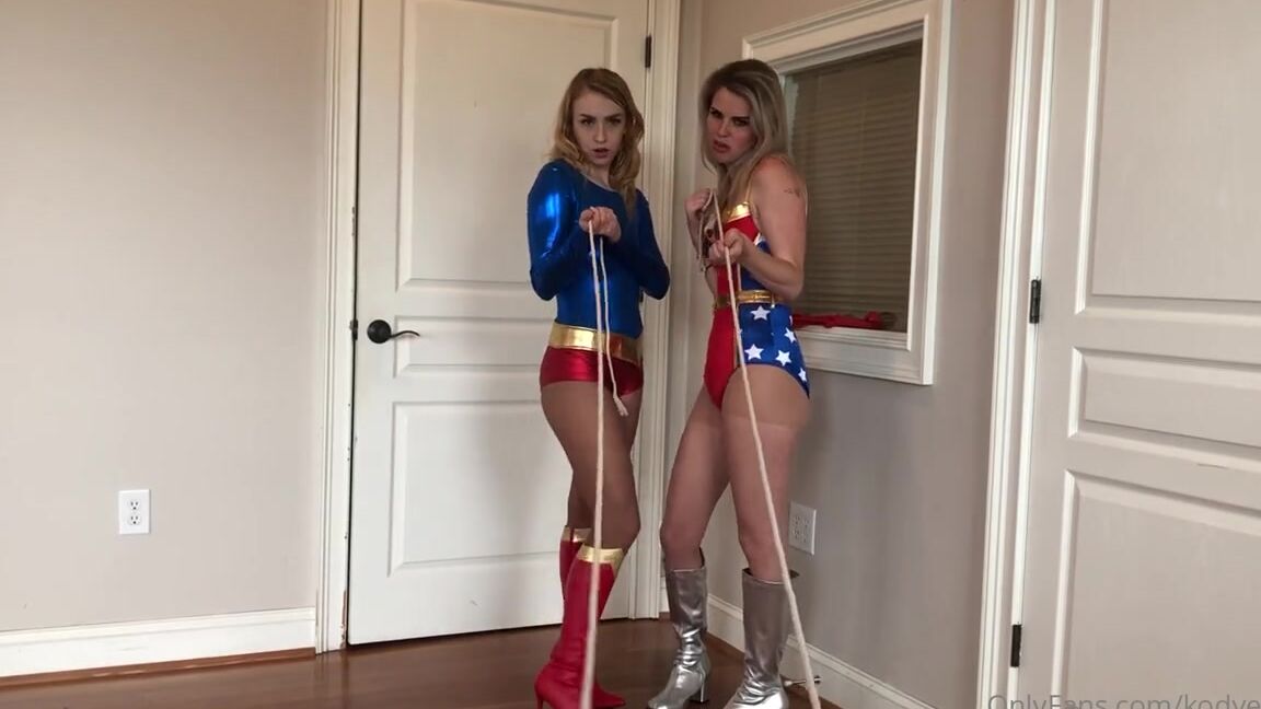 Kodyevans Onlyfans A Small Snippet From A Video With Onlyfanscommacynikole Superhero Ultragirl Wonderwoman