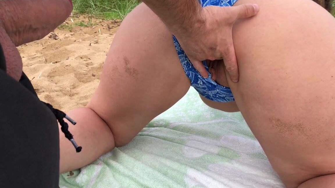Creampie, Doggystyle, MILF, Outdoor Public Blowjobs montse swinger blowjob and creampie on the beach ManyVids
