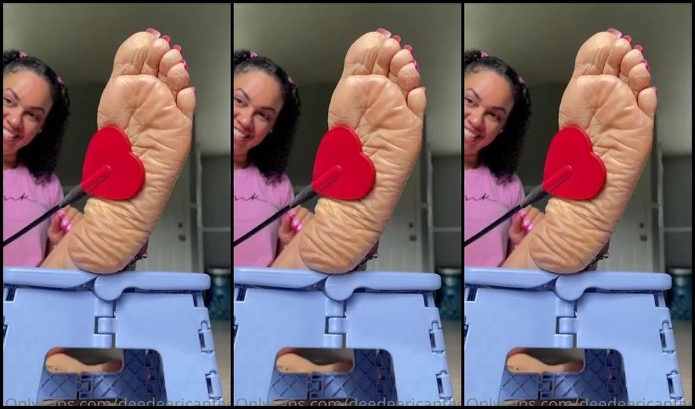 Deedeericanfeet Onlyfans As Requested Slap That Sole Til It Hurts