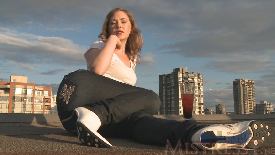 Mistress T ass in tight jeans MistressT