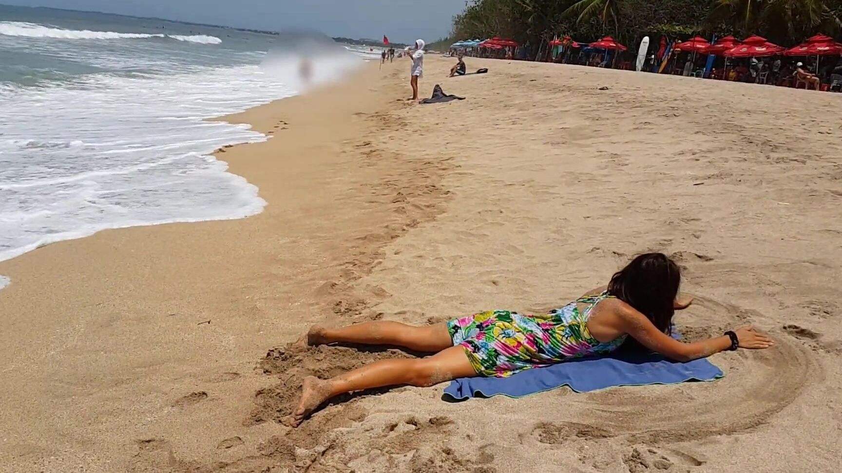 My Wife SexyDreams Sandy ASS n BUT PLUG Adventure at Public Beach Pornhub