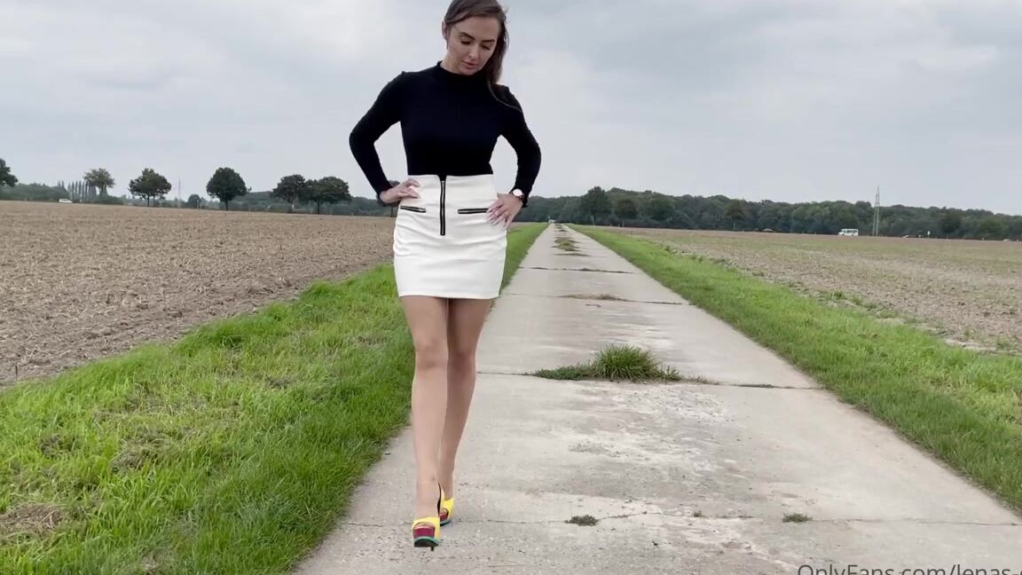 Sexy Lenasdiary Onlyfans 196903636 Walking In Heels Part 2P