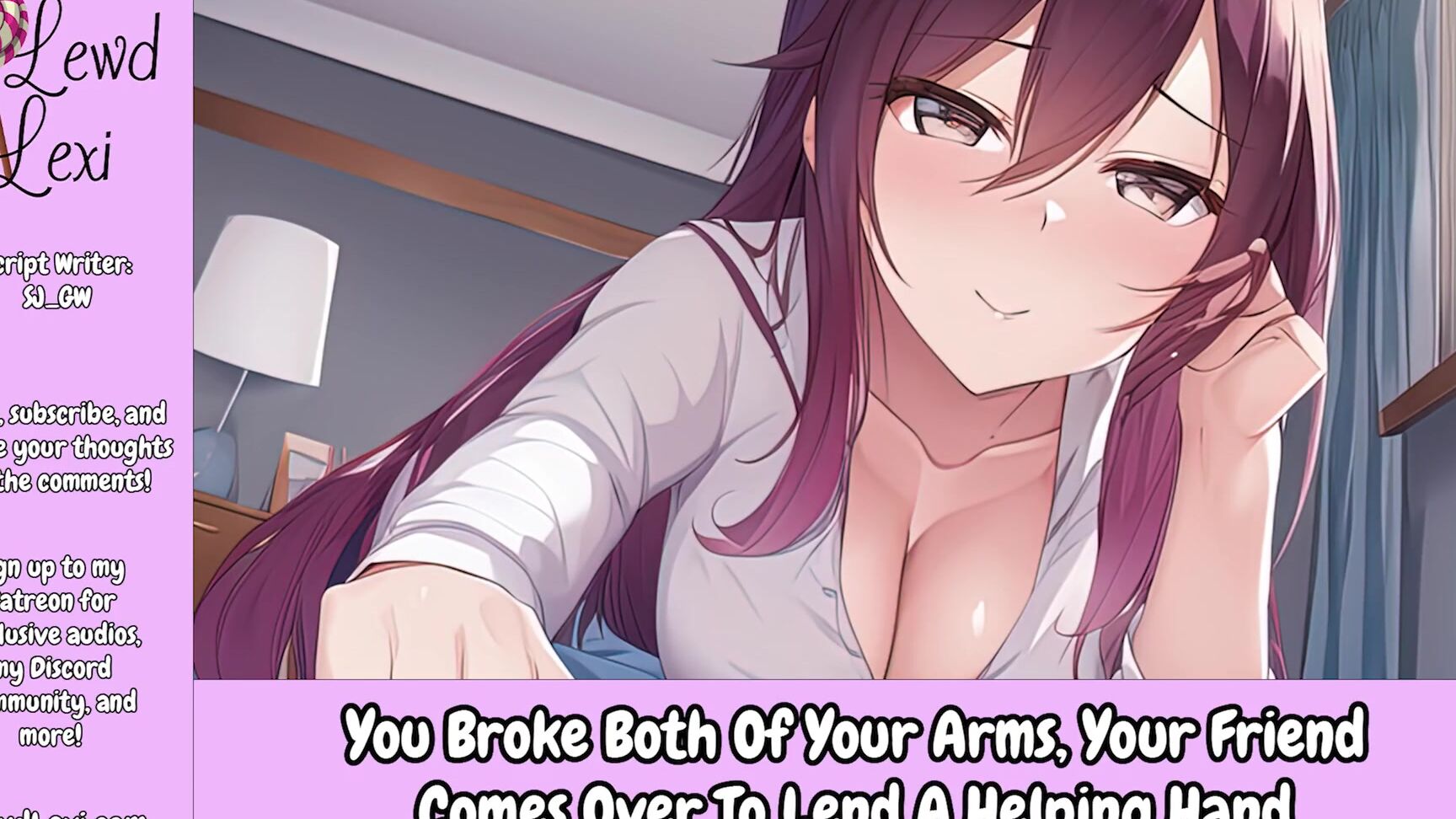 "LewdLexiAudio" Friends To Lovers, Sex With Friend, Friend, Best Friend, Gentle Sex, Injury, Broken Arm, Handjob Help, Help Me Cum, Playful, Playful Couple, Erotic Audio For Men, Audio Only, Lewdlexiaudio, Lewdlexi, Lewd Lexi, Suggest LewdLexiAudio Y