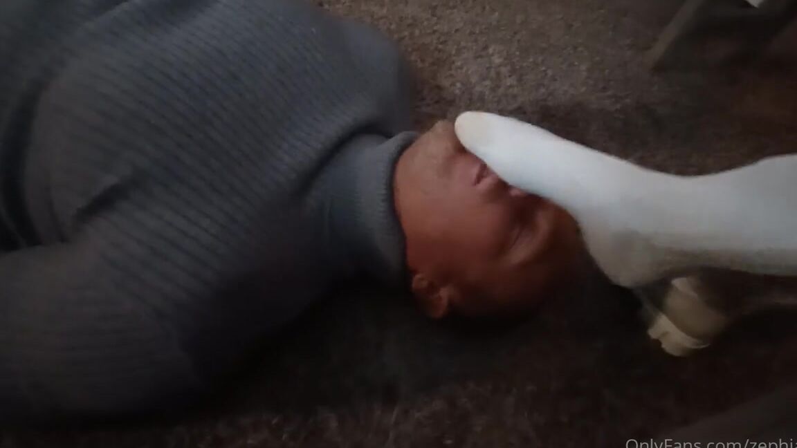 Worldgoddess Onlyfans Lil Dumbass Slave Has Been Pretty Good Today So I Let Him Smell My Reeky Sock