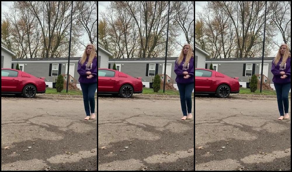 Goddess Rhonda Aka Sweetesthangsfeet Onlyfans Yes He Had Me Outside Walking Barefoot In The Cold Lol And He Told Me To Post It For You All To See